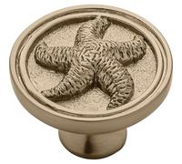 Franklin Brass Seaside Cottage Starfish (5-Pack) Cabinet Knobs | Champagne Bronze Handles for Dresser Drawers/Kitchen/Door/Bathroom | 1-7/16" Furniture Nobs PBF657-CZ-B2