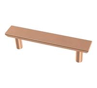 Franklin Brass Simple Chamfered (10-Pack) Cabinet Handles 3' Hole Center Brushed Copper Kitchen Drawer Pulls Dresser, Furniture Hardware P40844K-BCP-C