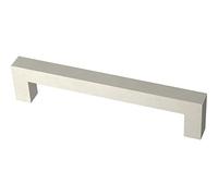 Franklin Brass Simple Modern Square (10-Pack) Cabinet Handles 5-1/16" Hole to Hole Stainless Steel Kitchen Cabinet Pulls Drawer Handles Cabinet Hardware Dresser Drawer Pulls P46646K-SS-B