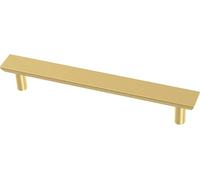 Franklin Brass Simple Square (10-Pack) Cabinet Handles 5-1/16" Hole Center Pulls | Modern Gold Hardware Kitchen Door, Drawers, Dressers, Furniture P40846K-117-C