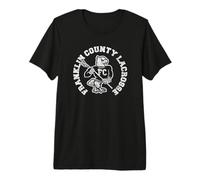 Franklin County Lacrosse Club Retro Mascot Premium T-Shirt