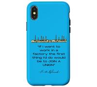 Franklin D Roosevelt quote on joining a labor union Case for iPhone X/XS