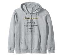 Franklin D Roosevelt quote on joining a labor union Zip Hoodie