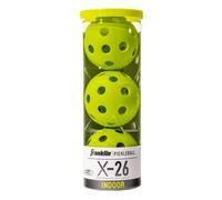 Franklin Sports X-26 Indoor Pickleballs - USA Pickleball (USAPA) Approved Tournament Balls - 3 Pack Lime Green
