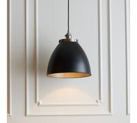 Ceiling Light Silver Franklin Aged Pewter Matt Black 335mm Endon 98749