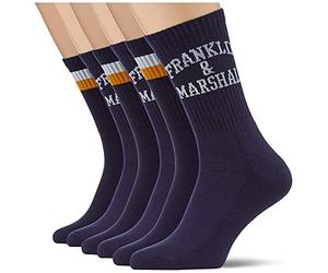 FRANKLIN & MARSHALL Socks-C100868 Blue/White/Gold 39-42