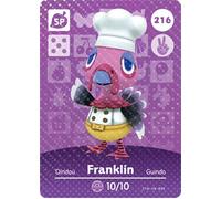 Franklin - Nintendo Animal Crossing Happy Home Designer Amiibo Card - 216