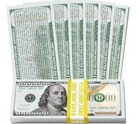 Franklin Novelty Million Dollar Bill | Novelty Gospel Tracts | 1000000 Dollar Bill Bible Tracts For Salvation | Christian Tracks For Salvation | Evangelism Church Visitor Cards (100 Pack, ESV)