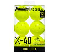 Franklin Outdoor X-40 Pickleball -Vellum Pack of 6 Optic Yellow