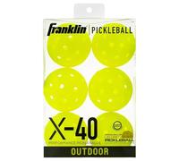 Franklin Sports Pickleball Balls X-40 Outdoor, Official US Open Ball, 40-Hole, 6-Pack