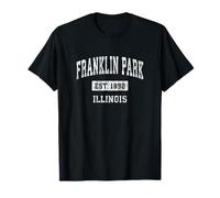 Franklin Park Illinois IL Vintage Sports Established Design T-Shirt