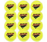 Franklin Pet Supply RSF Squeak Tennis Balls - Dog Toy Squeaks When Squeezed - 12 Pack - for Small, Medium, Large Dogs - Squeaker Noise