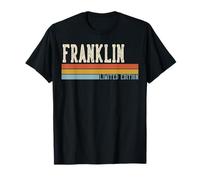 Franklin Retro Vintage Men Kids Boys First Name T-Shirt