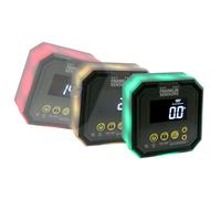 Franklin Sensors Light Cube, Digital Angle Gauge and Level, Turns Green When Level and Blue at Custom Reference Angles, Finds and Measures at 0 - 90 and 0 - 180 Degrees