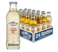 Franklin & Sons Original Ginger Ale | 24 x 200ml Bottle Case | Traditional recipes dating back to 1886 | All natural ingredients | Refreshing Ginger Zing | Light but full of flavour