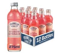 Franklin & Sons Rhubarb Lemonade | 12 x 275ml Bottle Case | Soft Drink