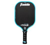 Franklin Sport Pro Pickleball Paddles - FS Tour Series Carbon Fiber Paddles - Official USA Pickleball (USAPA) Approved - Tempo Pro Player - 16mm Polymer Core - Blue