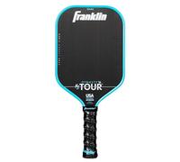Franklin Sport Pro Pickleball Paddles - FS Tour Series Carbon Fiber Pickleball Paddles - Official USA Pickleball (USAPA) Approved Paddles - Dynasty Pro Player Paddle - 16mm Polymer Core - Blue