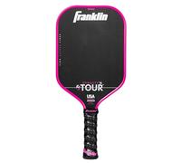 Franklin Sport Pro Pickleball Paddles - FS Tour Series Carbon Fiber Pickleball Paddles - Official USA Pickleball (USAPA) Approved Paddles - Dynasty Pro Player Paddle - 16mm Polymer Core - Pink