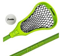 Franklin Sports 32" Youth Mini Lacrosse Stick & Ball Set - Green Practice Stick - Beginner Backyard Lacrosse - Learn The Fundamentals of Lacrosse