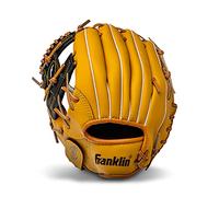 Franklin Sports Baseball and Softball Glove - Field Master - Baseball and Softball Mitt, Tan, 11"