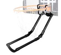 Franklin Sports Basketball Return Rebounder Attachment - Basketball Hoop Ball Returner for Indoor + Outdoor Hoops - Rebounder Attachment Basketball Hoop Accessory - Fits All Official Size Rims