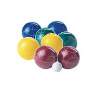 Franklin Sports Bocce Set - 8 All Weather Bocce Balls, 1 Pallino, and Deluxe Carry Bag - Beach, Backyard, or Outdoor Party Game - Professional Set, Assorted (50112)