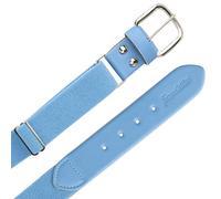 Franklin Sports Boys Adult MLB Adjustable Youth Belt, Carolina Blue, 22"-42"