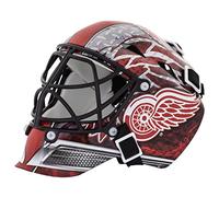 Franklin Sports Detroit Red Wings NHL Team Logo Mini Hockey Goalie Mask with Case - Collectible Goalie Mask with Official NHL Logos and Colors