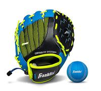 Franklin Sports Kids Baseball Glove - NeoGrip Boys + Girls Youth Tball Glove - Toddler + Youth Teeball, Baseball + Softball Mitt - Right Hand Throw - 9.5"