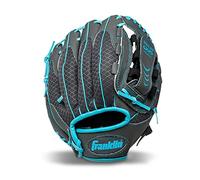 Franklin Sports Kids Baseball Glove - Youth Baseball, Softball + Teeball Glove for Boys + Girls - Shok Sorb Glove - Right Hand Throw - Graphite Blue - 10.5