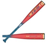 Franklin Sports Kids Baseball + Teeball Bat - Barracuda Big Barrel Youth Tball Bat - USA Baseball Approved - Boys + Girls Metal Composite Bat - 24" Inches 11oz - 2 5/8" Inch Barrel - Red