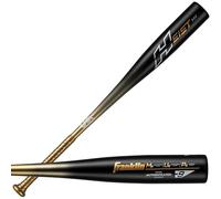 Franklin Sports Kids Teeball Bat - Heist Youth Baseball + Softball Bats - 2 5/8" Inch Big Barrel Kids Metal Tball Bat - Youth Aluminum Bats - USA Baseball Approved - 26" Inch / 17oz. - Black Heist 900