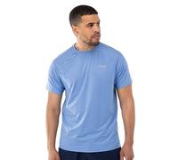 Franklin Sports Men's Performance Pickleball T-Shirt - Workout Short Sleeve - Quick Dry Athletic Fabric, Blue, Large