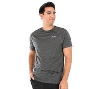 Franklin Sports Men's Performance Pickleball T-Shirt - Workout Short Sleeve - Quick Dry Athletic Fabric, Charcoal, Large