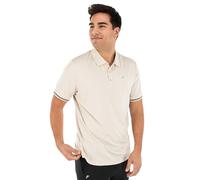 Franklin Sports Men's Ultimate Pickleball Polo Shirt - Quick Dry - Polo for Golf, Pickleball, Tennis - Collared Shirt, Oat, S