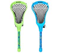 Franklin Sports Mini Lacrosse Set - 2 Mini Sticks & Ball - Indoor Outdoor Backyard Beach Game - 18” Lacrosse Sticks for Kids & Teens - Portable Safe Fun Toy - Mini-Lax Set