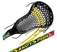 Franklin Sports Mini Lacrosse Stick - Sandy Spoon Mini Lax Stick for Beach + Backyard - Fun Toy Lacrosse Stick - 30" Mini Skill Lax Stick - All Skill Level Training Lacrosse Stick