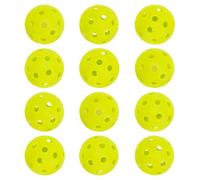 Franklin Sports Mini Training Pickleballs - 1.65" Inch Practice Pickleballs - Indoor + Outdoor Balls for Speed, Control + Accuracy Training - Yellow - 12 Pack