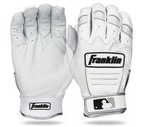 Franklin Sports MLB CFX Pro Baseball Batting Gloves - Pearl/White/Silver - Adult Large