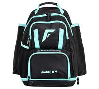 Franklin Sports MLB Gameday Youth Baseball + Softball Backpack - Kids Equipment + Bat Bag - Stores Batting Gloves, Helmet, Cleats + More - Waterproof Premium Batpack - Mint/Black