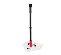 Franklin Sports MLB Kids Teeball Batting Tee + Stand - Adjustable Youth Hitting Tee for Baseball + Teeball - Perfect for Kids + Toddlers, Black/White/Red