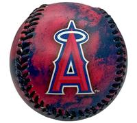 Franklin Sports MLB Team Baseball - Los Angeles Angels - Team Logo Soft Baseballs - Great Decoration for Desks and Office