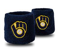 Franklin Sports MLB Team Licensed Baseball Wristbands - MLB Team Logo Sweat Wristbands - Great for Costumes + Uniforms - Pair