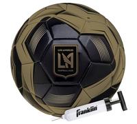 Franklin Sports MLS Los Angeles FC Football Products Official Size 5 Soft Abrasion Resistant Cover + Air Pump