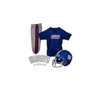 Franklin Sports New York Giants Kids Football Uniform Set - NFL Youth Football Costume for Boys & Girls - Set Includes Helmet Jersey & Pants - Small