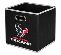 Franklin Sports NFL Houston Texans Collapsible Storage Bin NFL Folding Cube Storage Container Fits Bin Organizers Fabric NFL Team Storage Cubes One Size