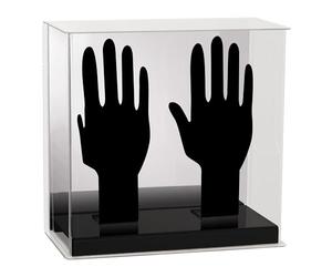 Franklin Sports Official Batting Glove Display Case - Baseball - Softball - Plexiglass - Mirrored Display- Autograph Display
