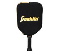 Franklin Sports Pickleball Paddle Cover - Protective Padded Case With Fence Hook - Universal Size - Black + Gold