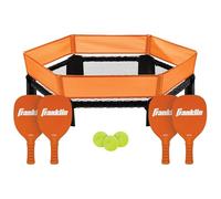 Franklin Sports PIcklePop Game Set - Outdoor Yard & Beach Pickleball Game for Kids + Adults + Pickleball Players - Includes Net, 3 Balls, 4 Paddles, + Carrying Case